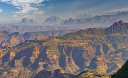 Simien mountains trekking