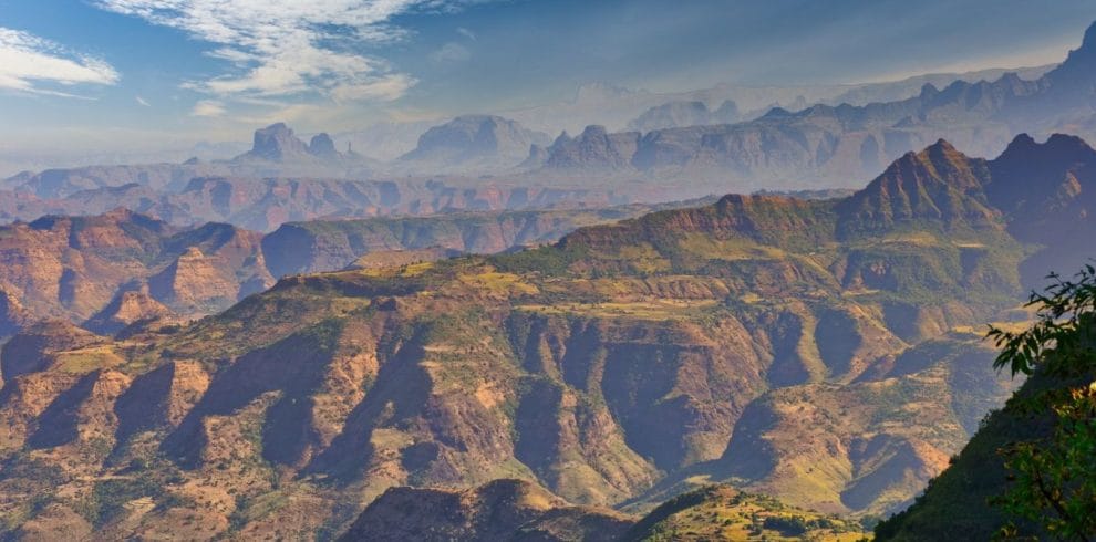 Simien mountains trekking